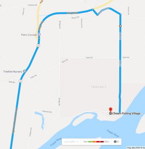 DETAILED view from BC-9 N/Haig Hwy